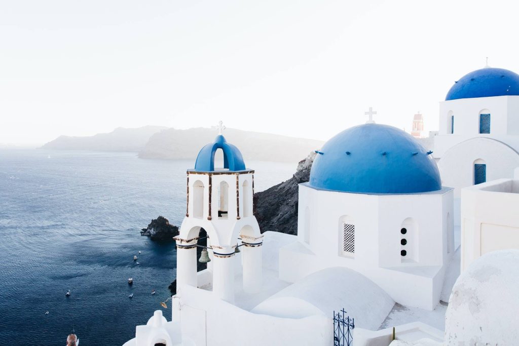 view of Santorini