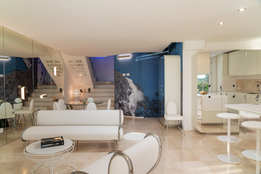 Villa Puntaldia White - Living room