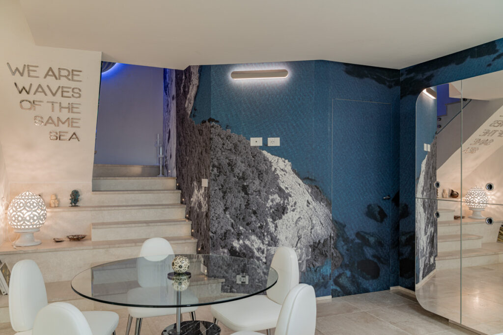 Villa Puntaldia White - Living room detail