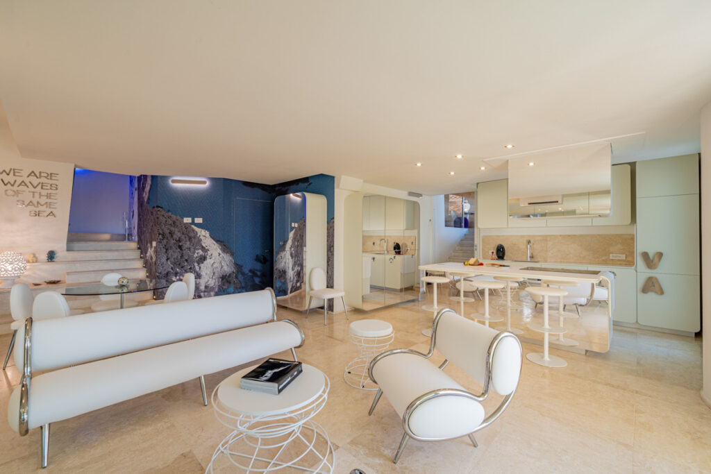 Villa Puntaldia White - Living room