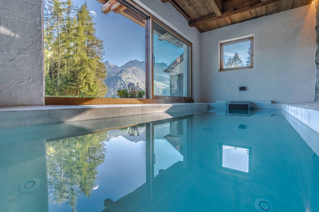 Cesa del Louf - Swimming pool view